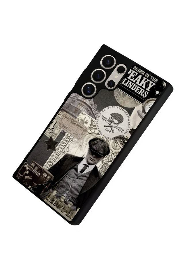 Samsung Galaxy S23 Ultra Uyumlu Peaky Blinders Tasarımlı Glossy Premium Kılıf