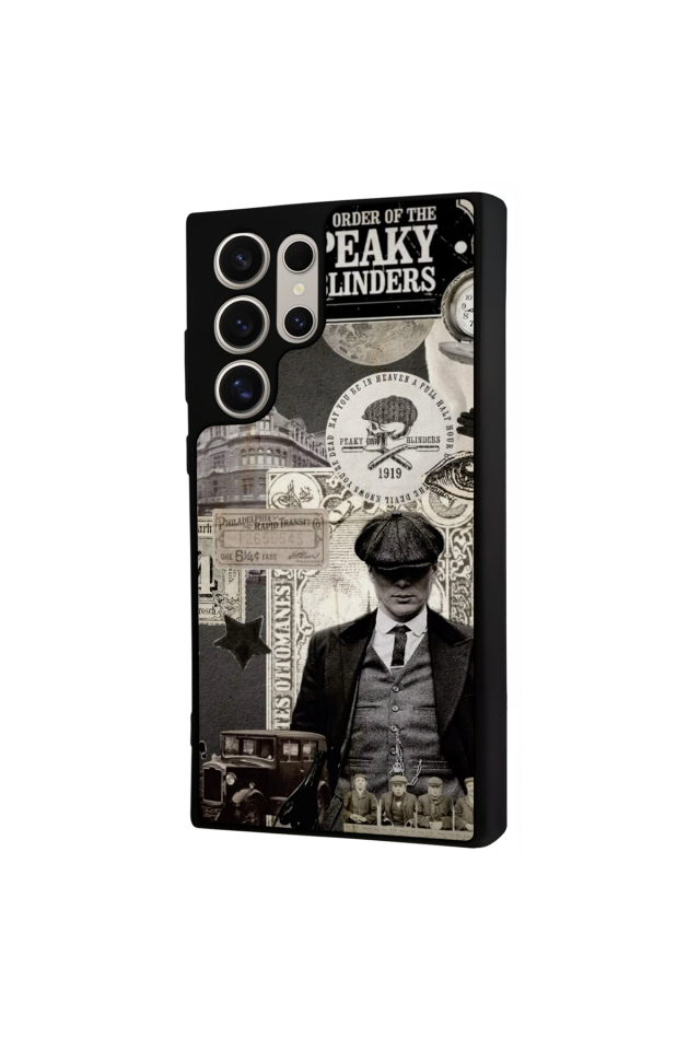 Samsung Galaxy S23 Ultra Uyumlu Peaky Blinders Tasarımlı Glossy Premium Kılıf