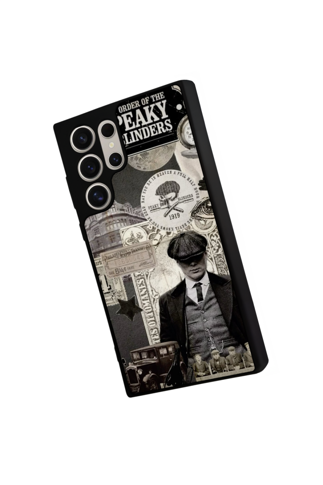Samsung Galaxy S23 Ultra Uyumlu Peaky Blinders Tasarımlı Glossy Premium Kılıf