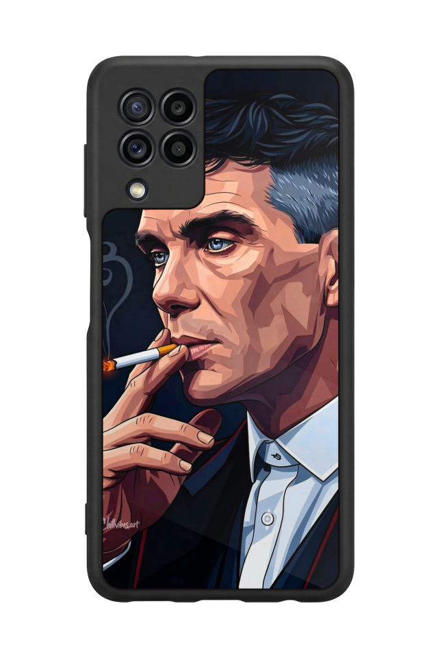 Samsung Galaxy M22 Uyumlu Peaky Blinders Tasarımlı Glossy Premium Kılıf