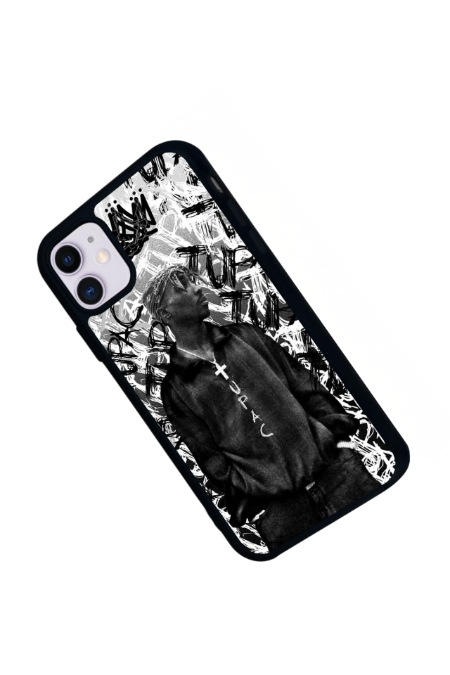 iPhone 11 Uyumlu Tupac Tasarımlı Glossy Premium Kılıf