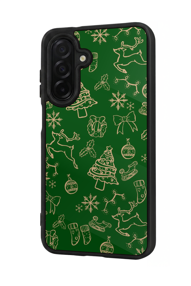 Samsung Galaxy A36 Uyumlu Yilbasi Christmas Tasarımlı Glossy Premium Kılıf