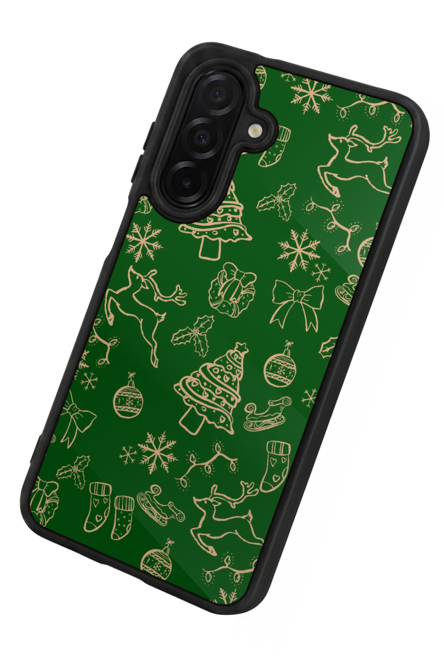 Samsung Galaxy A36 Uyumlu Yilbasi Christmas Tasarımlı Glossy Premium Kılıf