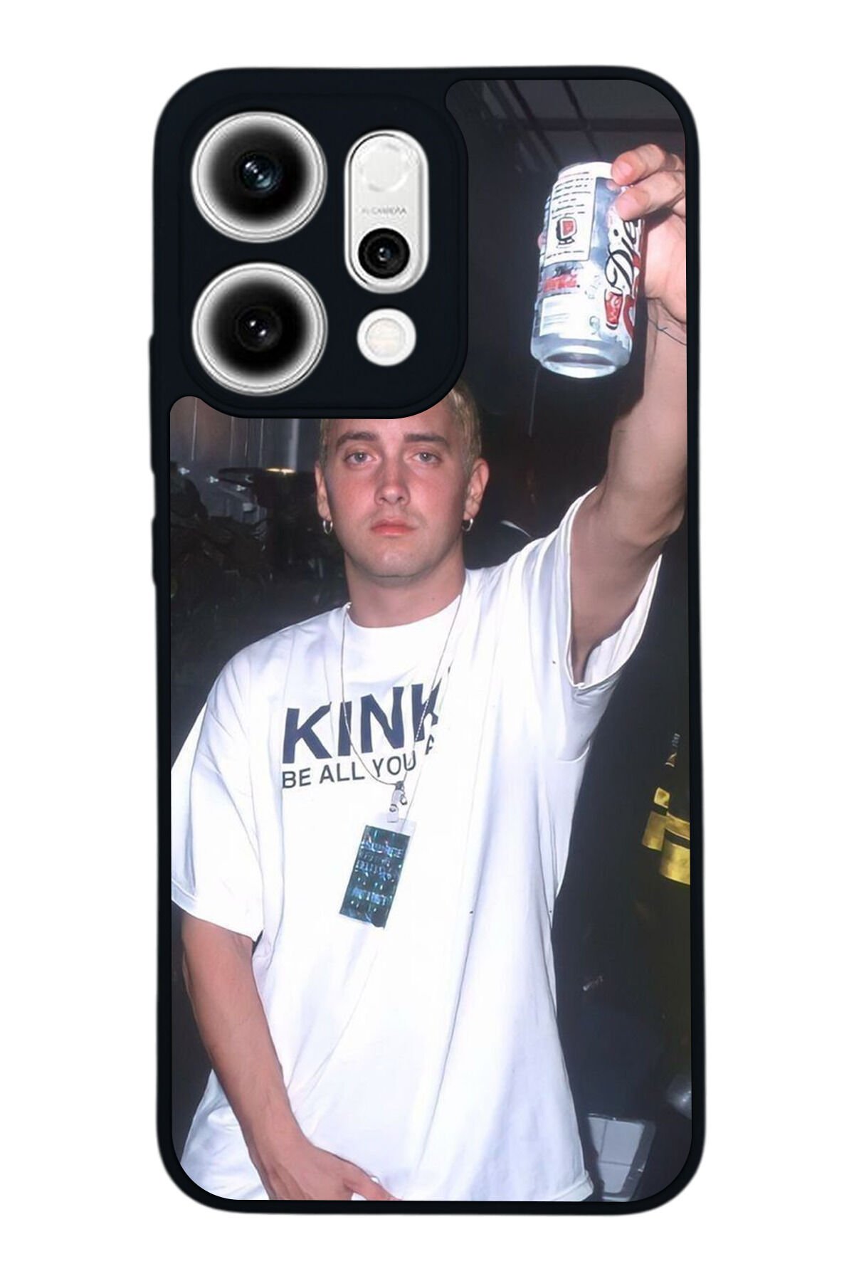 Oppo Reno 14 Uyumlu Eminem Tasarımlı Glossy Premium Kılıf