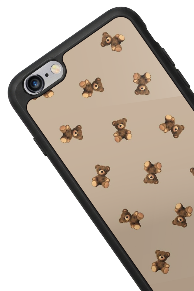 iPhone 6s Plus Uyumlu Ayı Tasarımlı Glossy Premium Kılıf
