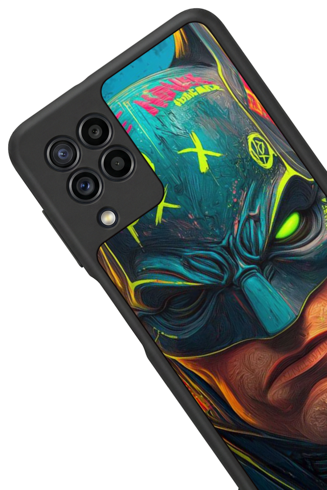 Samsung Galaxy M32 Uyumlu Batman Tasarımlı Glossy Premium Kılıf