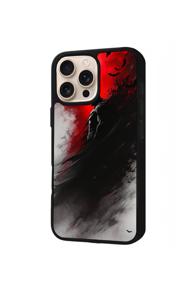 iPhone 15 Pro Max Uyumlu Batman Tasarımlı Glossy Premium Kılıf