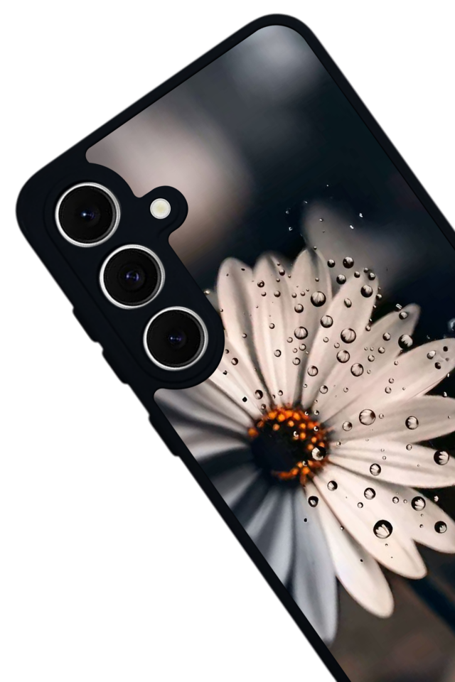 Samsung Galaxy A16 Uyumlu Cicek Tasarımlı Glossy Premium Kılıf