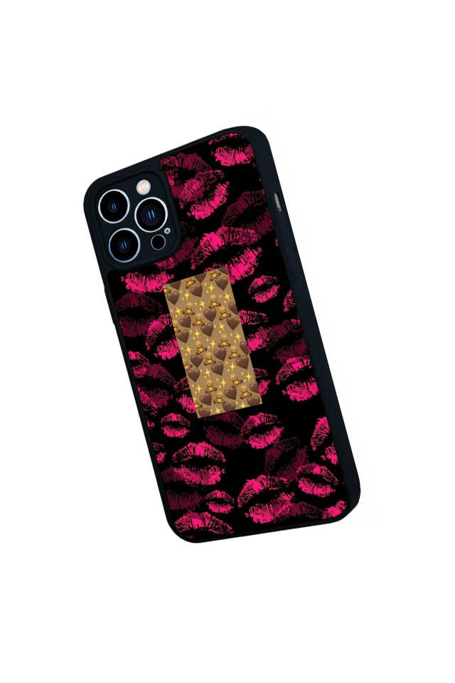 iPhone 13 Pro Max Uyumlu Dudak Tasarımlı Glossy Premium Kılıf