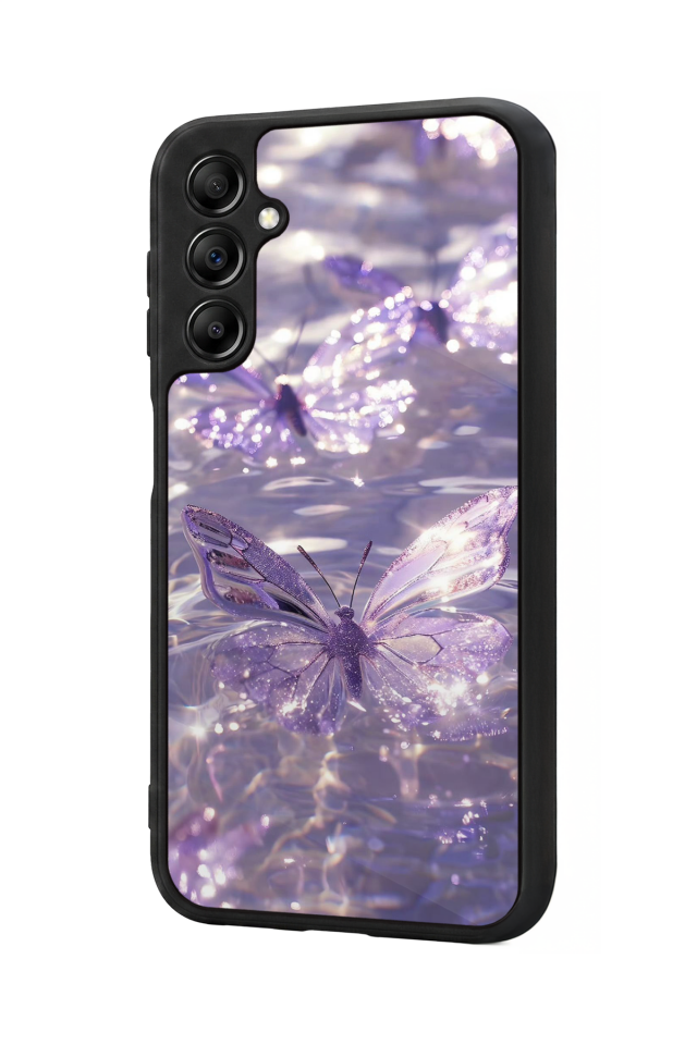 Samsung Galaxy A14 Uyumlu Kelebek Tasarımlı Glossy Premium Kılıf