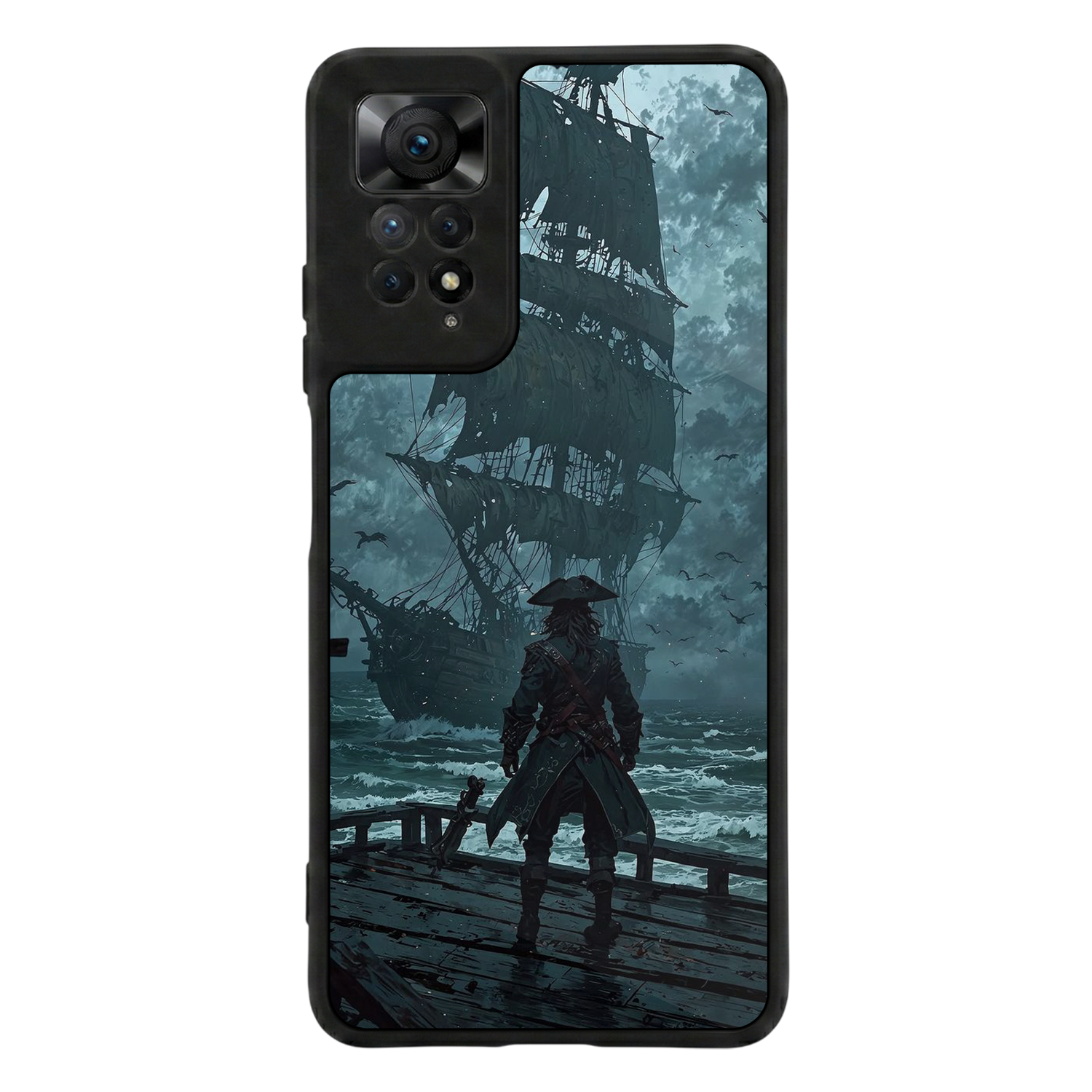 Xiaomi Redmi Note 12 Pro Uyumlu Korsan Tasarımlı Glossy Premium Kılıf