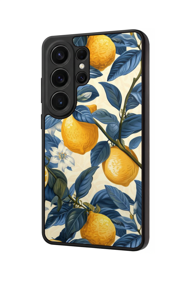 Samsung Galaxy S26 Ultra Uyumlu Limon Tasarımlı Glossy Premium Kılıf