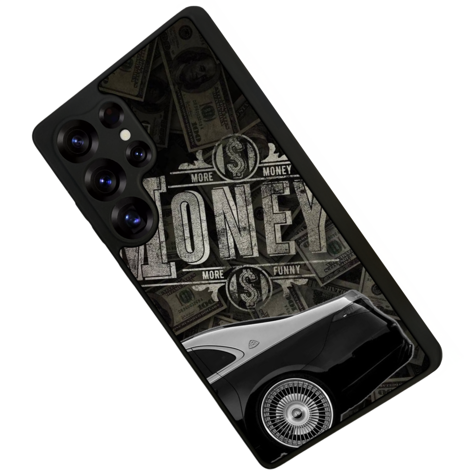 Samsung Galaxy S25 Ultra Uyumlu Money Para Tasarımlı Glossy Premium Kılıf