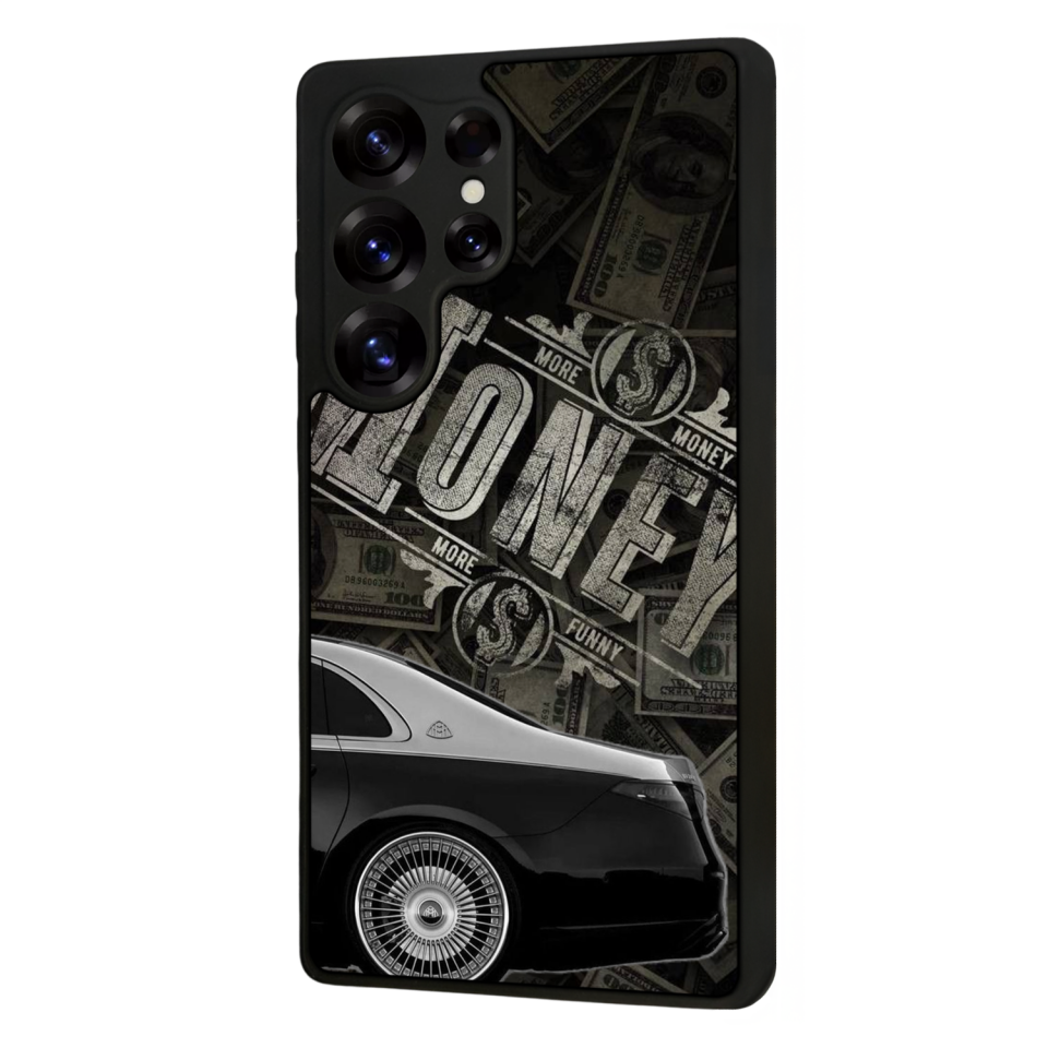 Samsung Galaxy S25 Ultra Uyumlu Money Para Tasarımlı Glossy Premium Kılıf