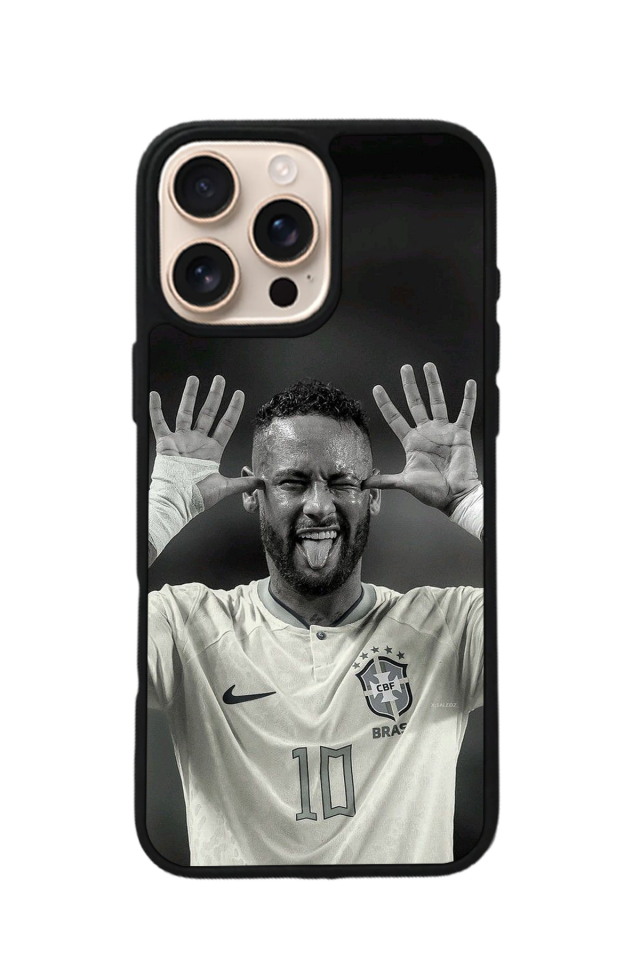 iPhone 14 Pro Uyumlu Neymar Tasarımlı Glossy Premium Kılıf