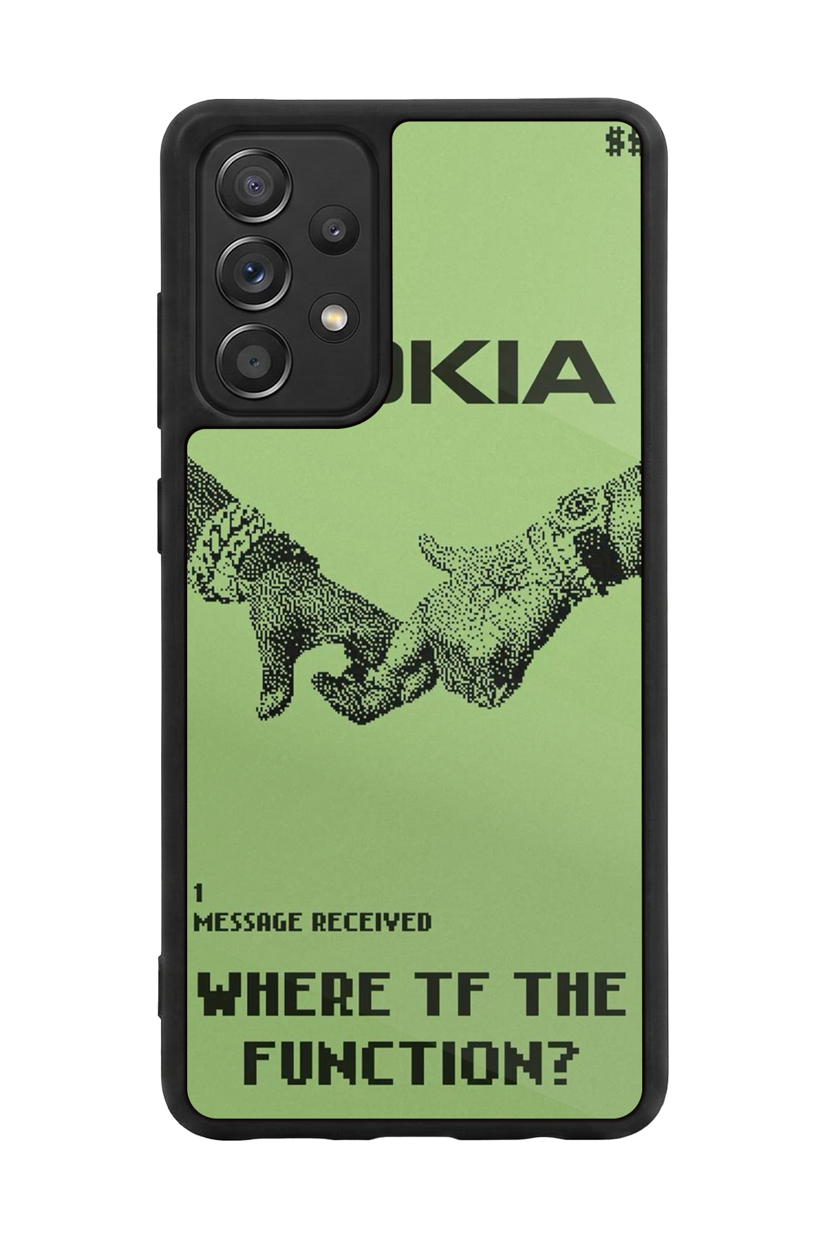 Samsung Galaxy A72 Uyumlu Nokia Tasarımlı Glossy Premium Kılıf