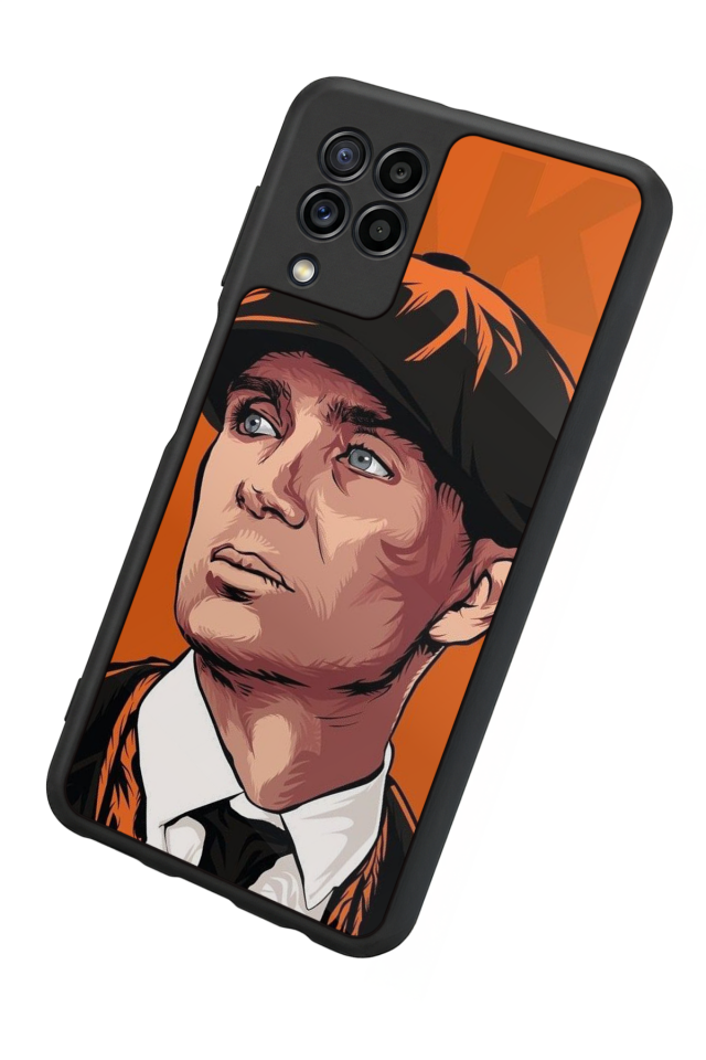 Samsung Galaxy M22 Uyumlu Peaky Blinders Tasarımlı Glossy Premium Kılıf