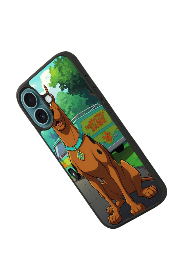 iPhone 16 Plus Uyumlu Scooby Doo Tasarımlı Glossy Premium Kılıf