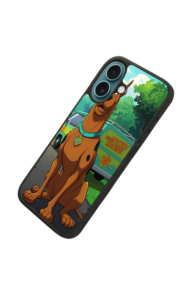 iPhone 16 Plus Uyumlu Scooby Doo Tasarımlı Glossy Premium Kılıf