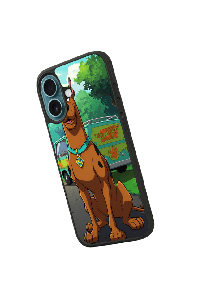 iPhone 16 Plus Uyumlu Scooby Doo Tasarımlı Glossy Premium Kılıf