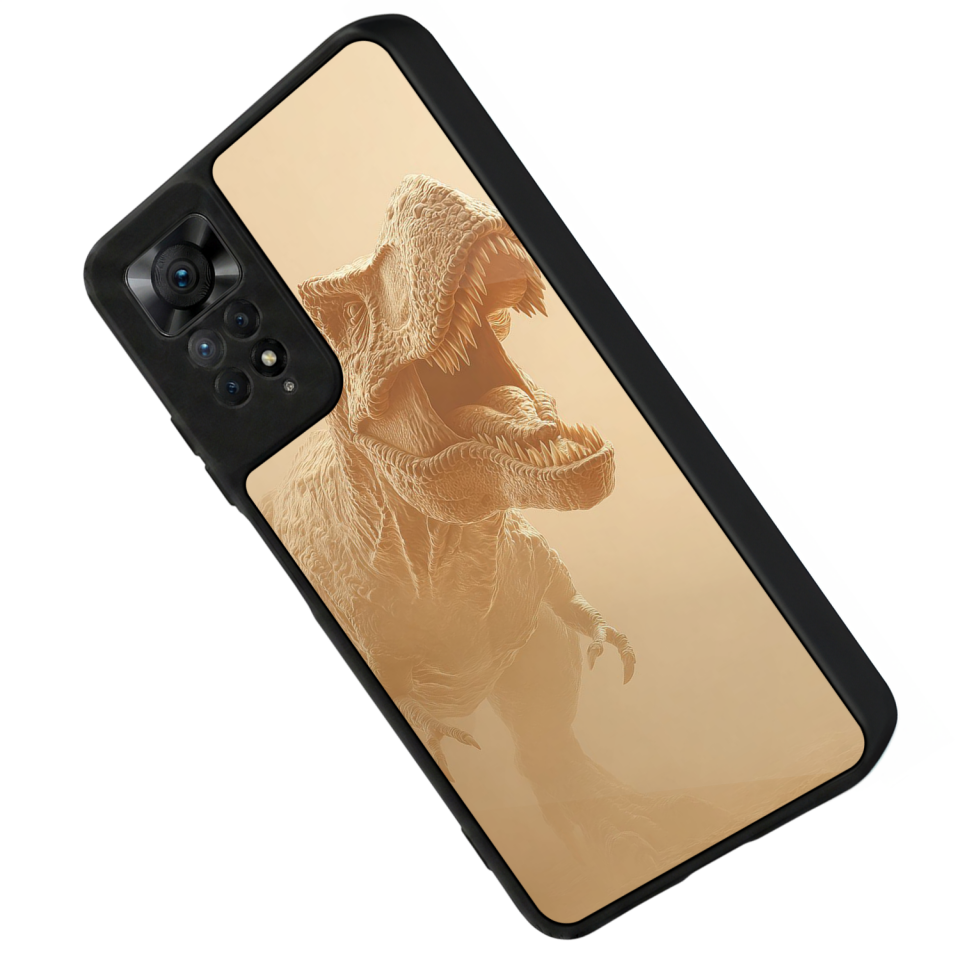 Xiaomi Redmi Note 11 Pro Uyumlu Dinazor Tasarımlı Glossy Premium Kılıf