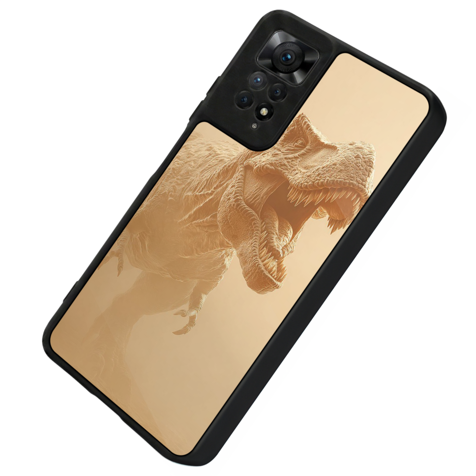 Xiaomi Redmi Note 11 Pro Uyumlu Dinazor Tasarımlı Glossy Premium Kılıf