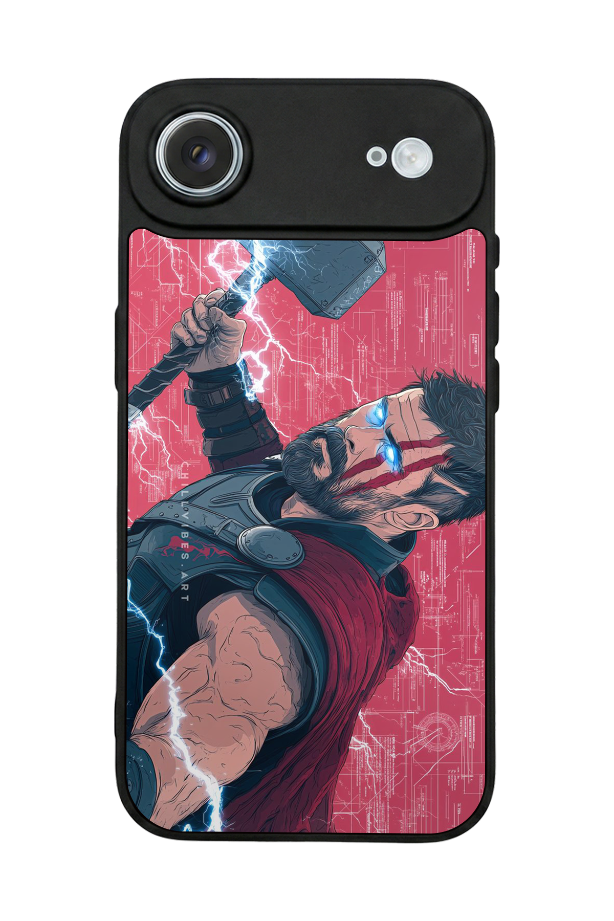 iPhone 17 Air Uyumlu Thor Tasarımlı Glossy Premium Kılıf