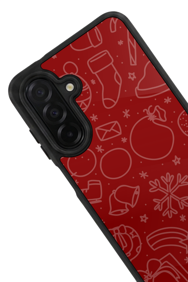 Samsung Galaxy A36 Uyumlu Yilbasi Christmas Tasarımlı Glossy Premium Kılıf