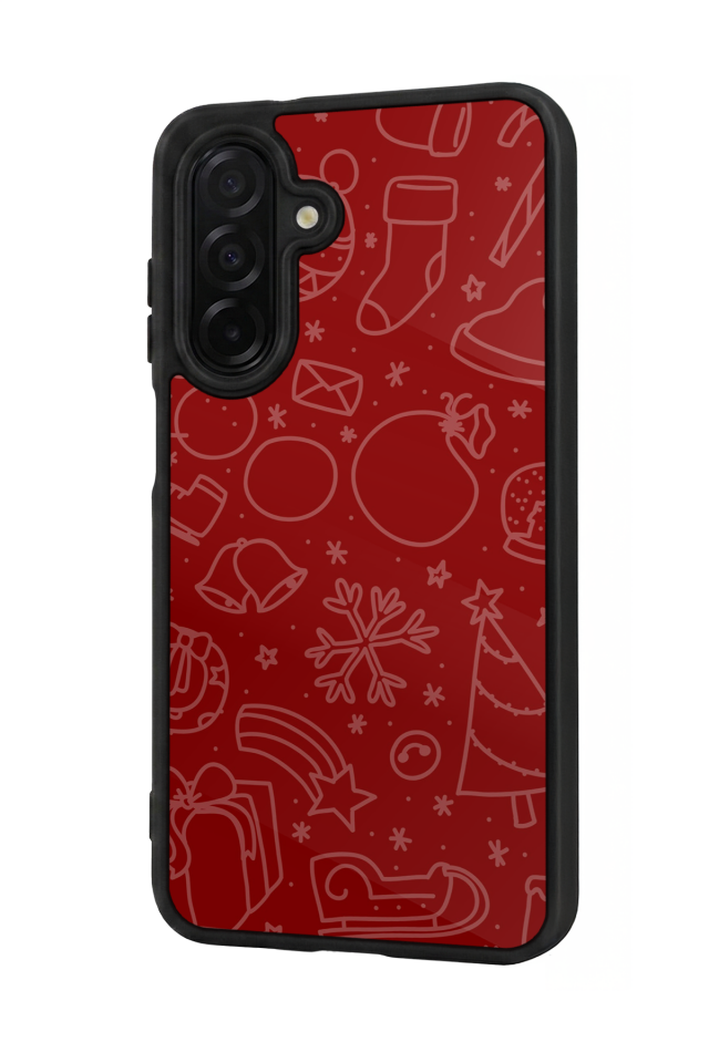Samsung Galaxy A36 Uyumlu Yilbasi Christmas Tasarımlı Glossy Premium Kılıf
