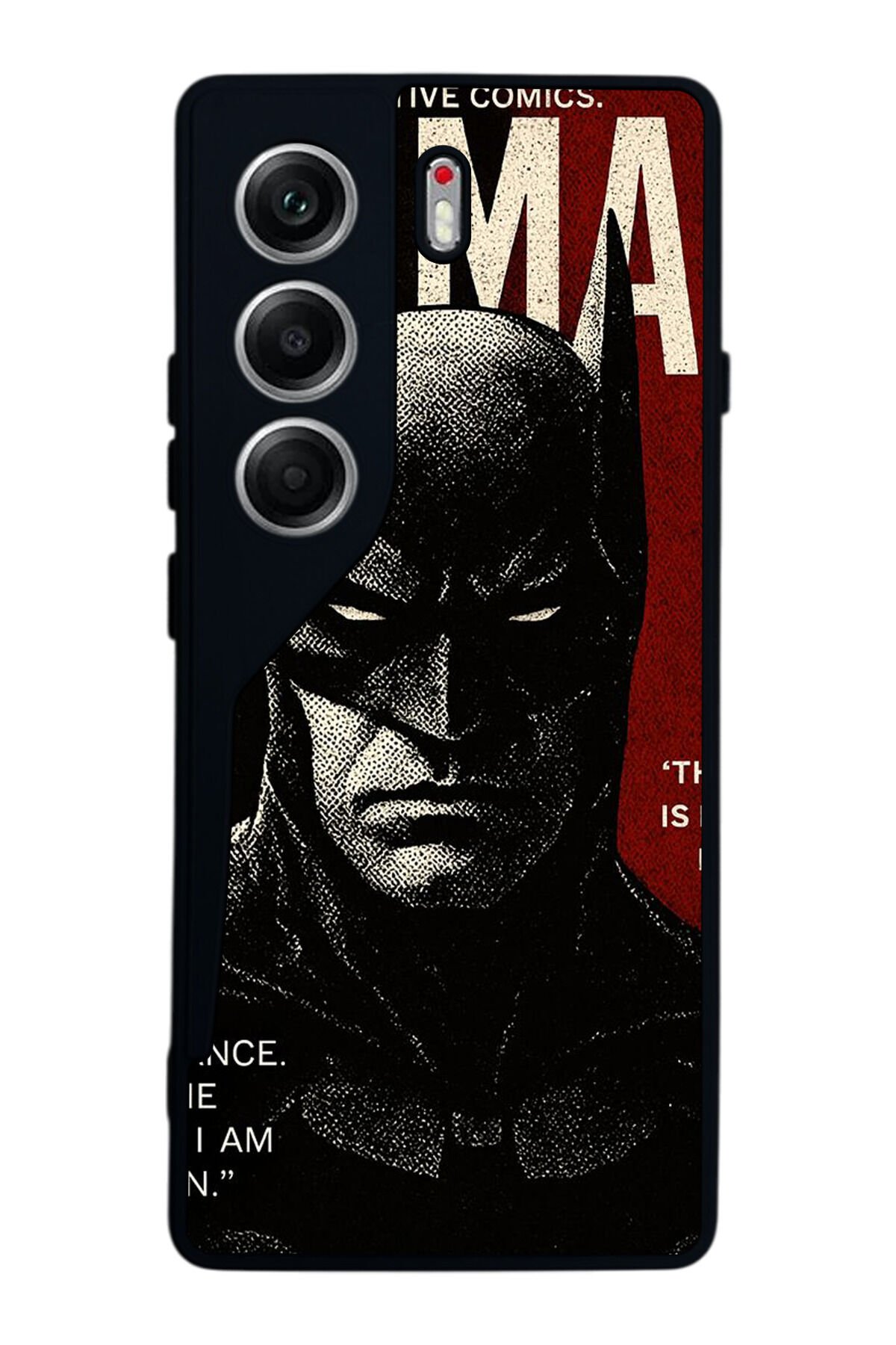 Tecno Camon 40 Uyumlu Batman Tasarımlı Glossy Premium Kılıf