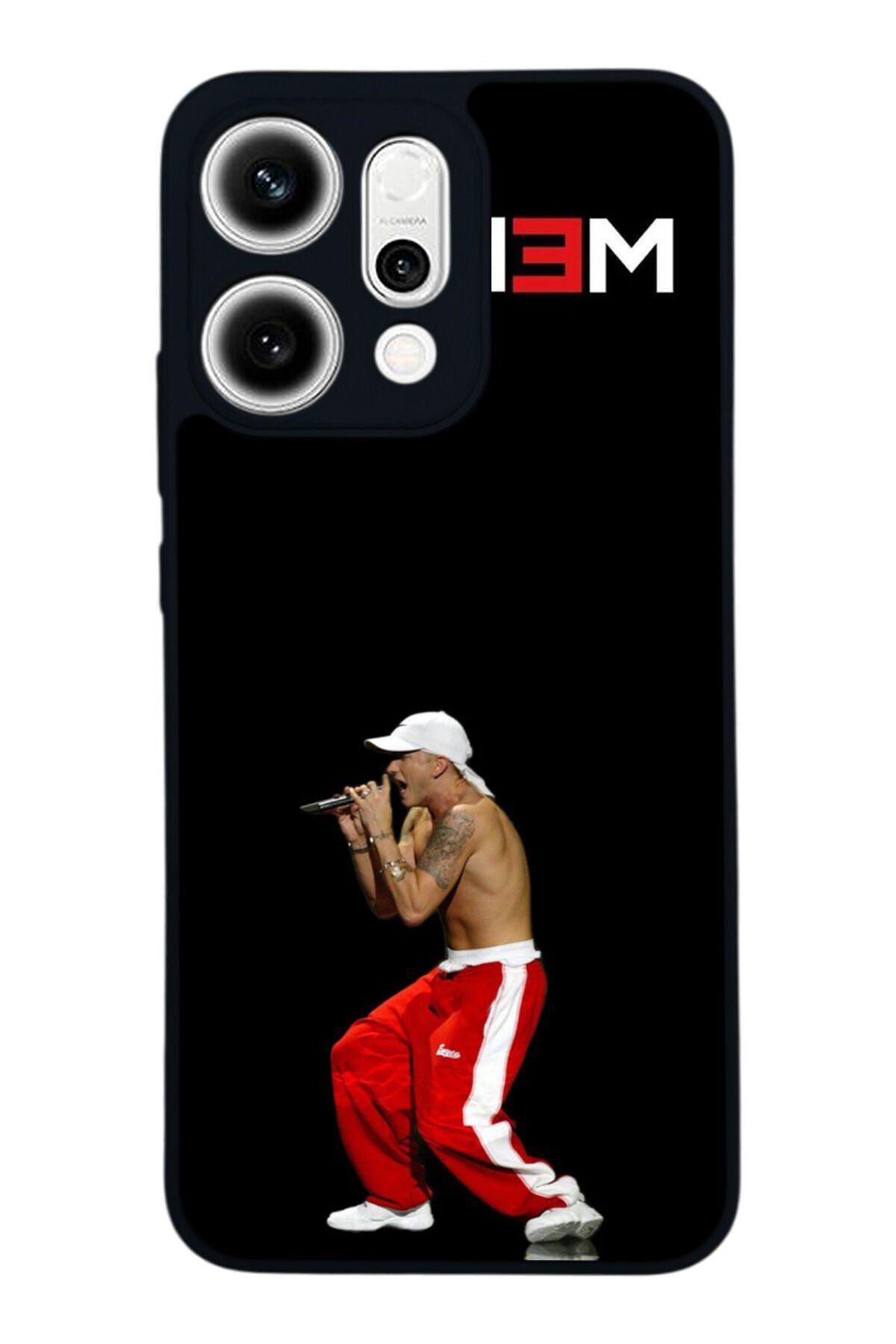 Oppo Reno 14 Uyumlu Eminem Tasarımlı Glossy Premium Kılıf