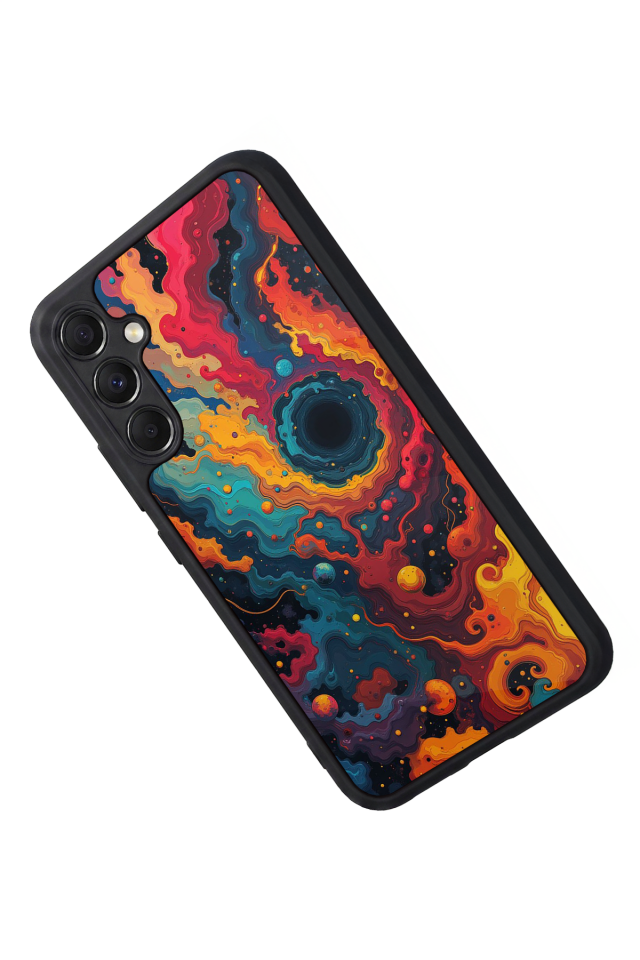 Samsung Galaxy A34 Uyumlu Abstract Tasarımlı Glossy Premium Kılıf