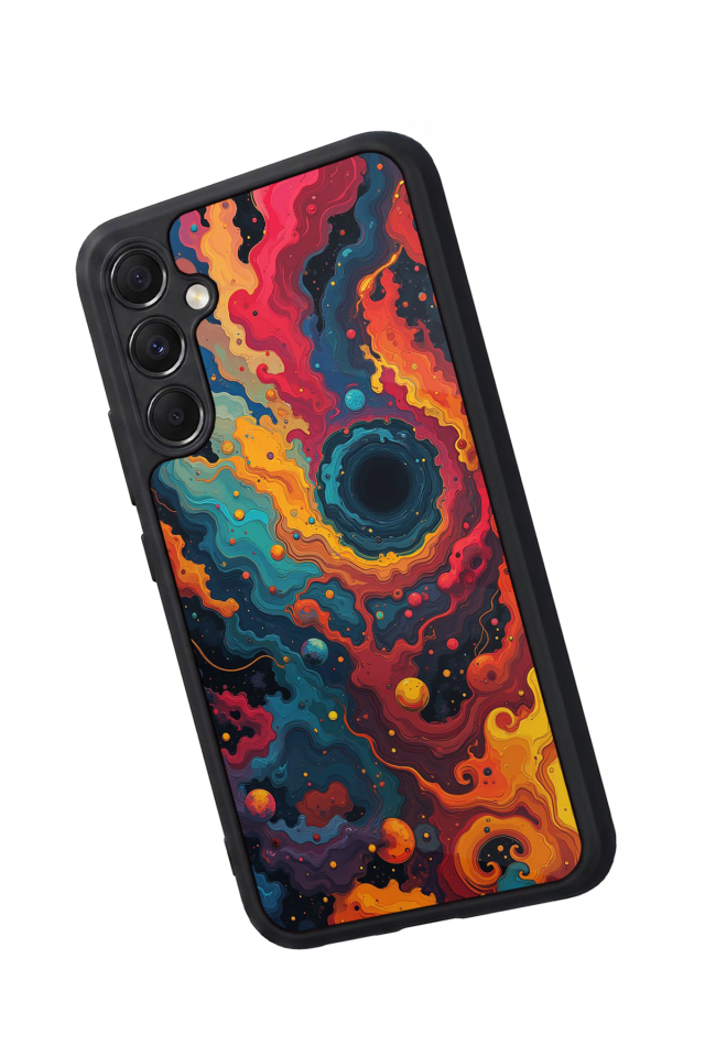 Samsung Galaxy A34 Uyumlu Abstract Tasarımlı Glossy Premium Kılıf