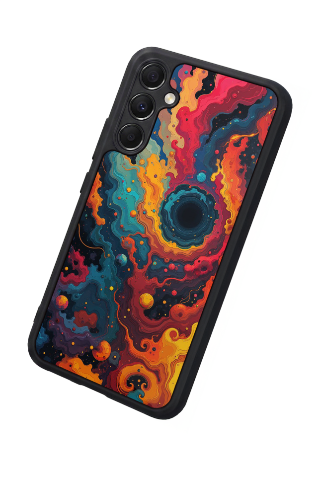 Samsung Galaxy A34 Uyumlu Abstract Tasarımlı Glossy Premium Kılıf