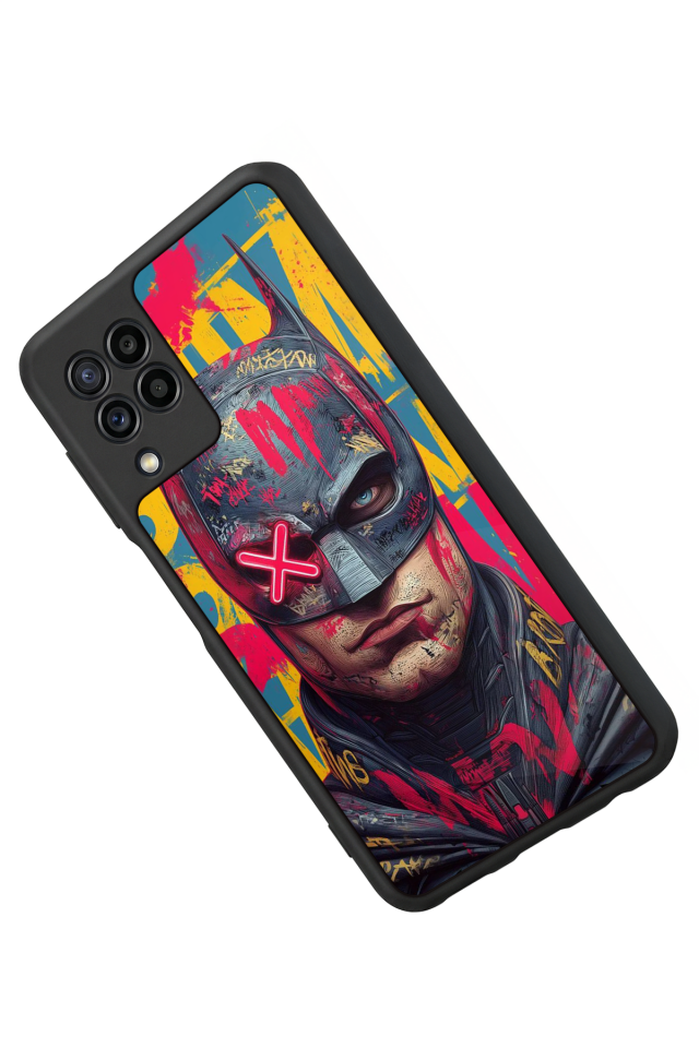 Samsung Galaxy M32 Uyumlu Batman Tasarımlı Glossy Premium Kılıf