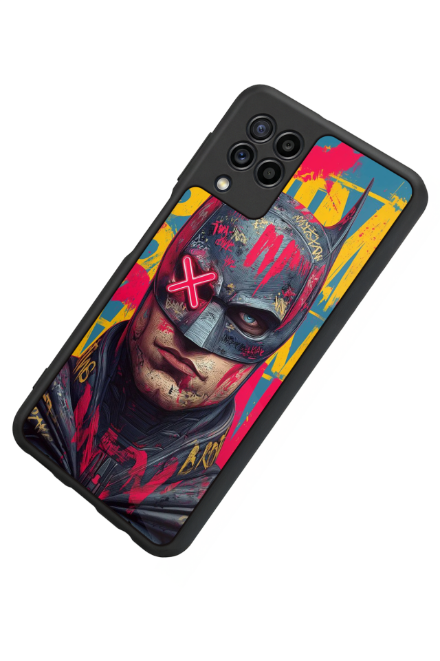 Samsung Galaxy M32 Uyumlu Batman Tasarımlı Glossy Premium Kılıf