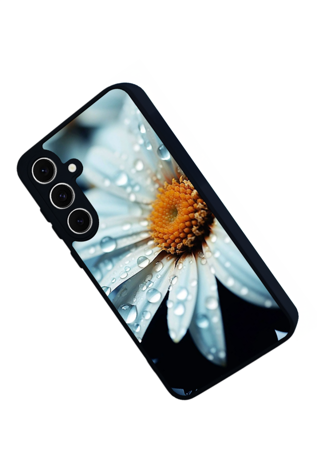 Samsung Galaxy A16 Uyumlu Cicek Tasarımlı Glossy Premium Kılıf