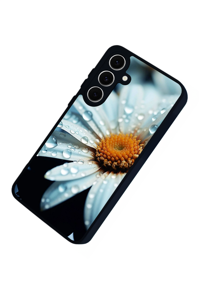 Samsung Galaxy A16 Uyumlu Cicek Tasarımlı Glossy Premium Kılıf