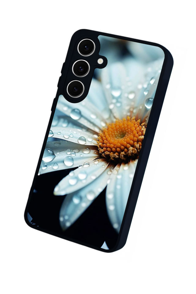 Samsung Galaxy A16 Uyumlu Cicek Tasarımlı Glossy Premium Kılıf
