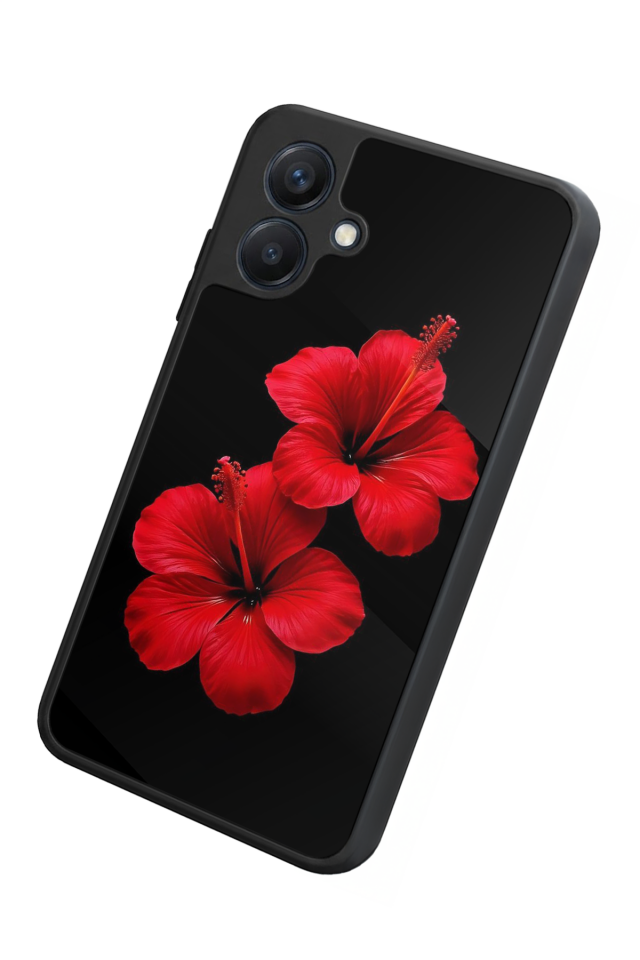 Samsung Galaxy A07 Uyumlu Cicek Tasarımlı Glossy Premium Kılıf
