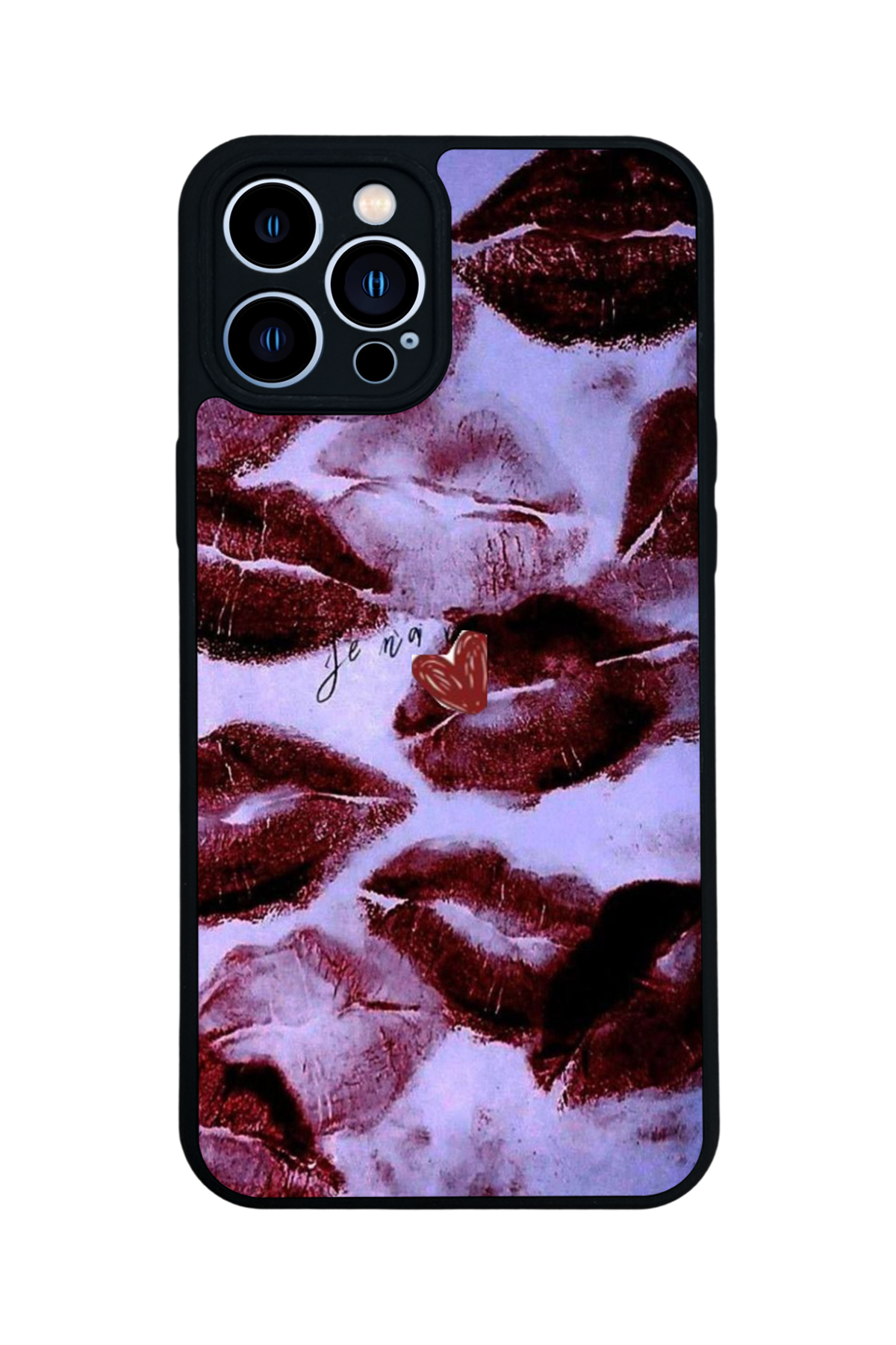 iPhone 13 Pro Max Uyumlu Dudak Tasarımlı Glossy Premium Kılıf
