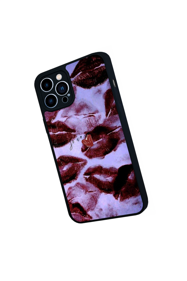 iPhone 13 Pro Max Uyumlu Dudak Tasarımlı Glossy Premium Kılıf