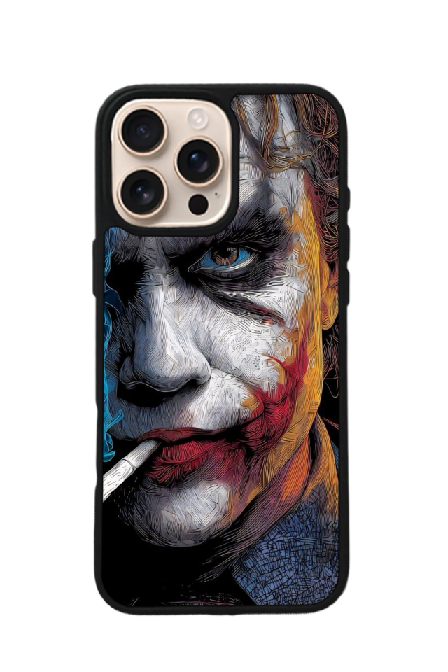 iPhone 16 Pro Uyumlu Joker Tasarımlı Glossy Premium Kılıf