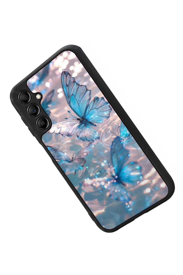 Samsung Galaxy A14 Uyumlu Kelebek Tasarımlı Glossy Premium Kılıf