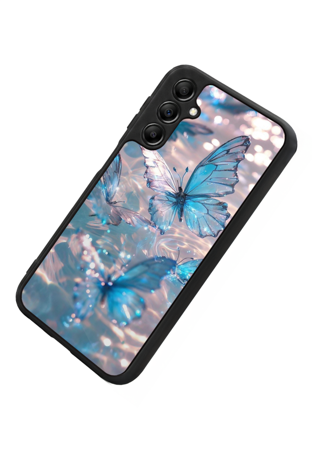 Samsung Galaxy A14 Uyumlu Kelebek Tasarımlı Glossy Premium Kılıf
