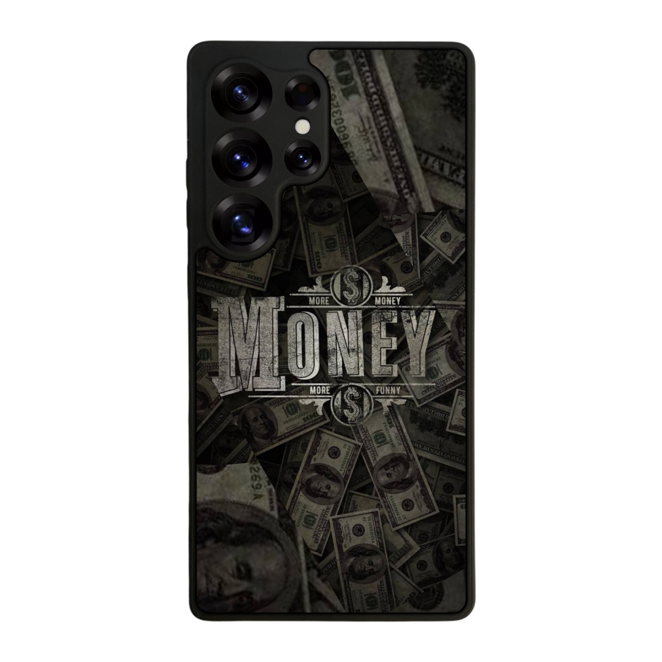 Samsung Galaxy S25 Ultra Uyumlu Money Para Tasarımlı Glossy Premium Kılıf
