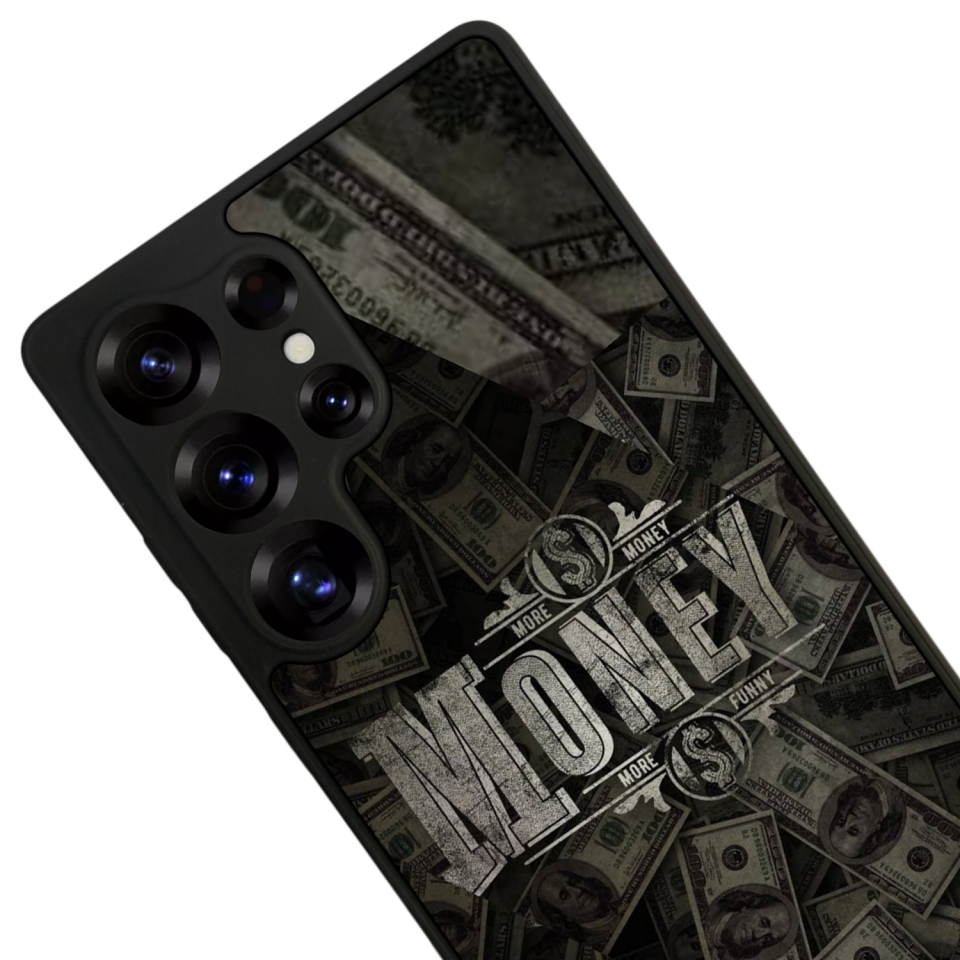 Samsung Galaxy S25 Ultra Uyumlu Money Para Tasarımlı Glossy Premium Kılıf