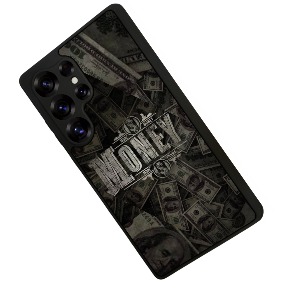 Samsung Galaxy S25 Ultra Uyumlu Money Para Tasarımlı Glossy Premium Kılıf