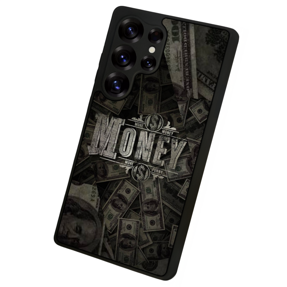 Samsung Galaxy S25 Ultra Uyumlu Money Para Tasarımlı Glossy Premium Kılıf