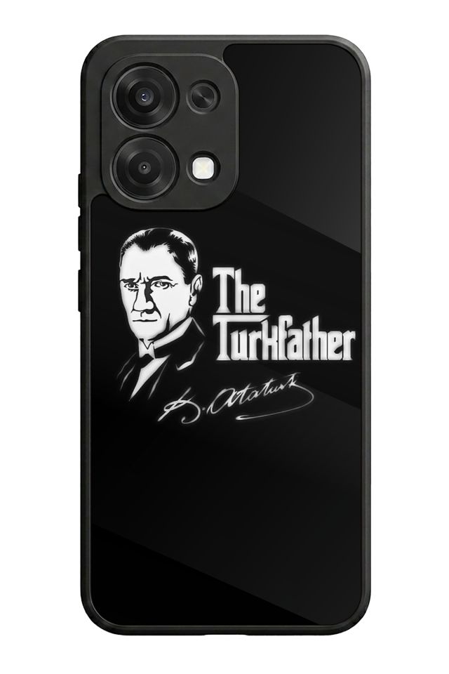 Oppo A6 Pro Uyumlu Mustafa Kemal Ataturk Tasarımlı Glossy Premium Kılıf
